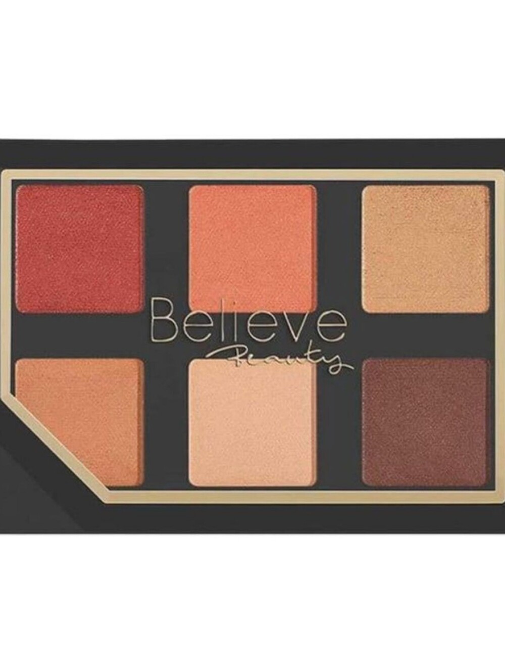 Believe Beauty Eyeshadow Paulette with 6 Different Shades Sultry Sunset